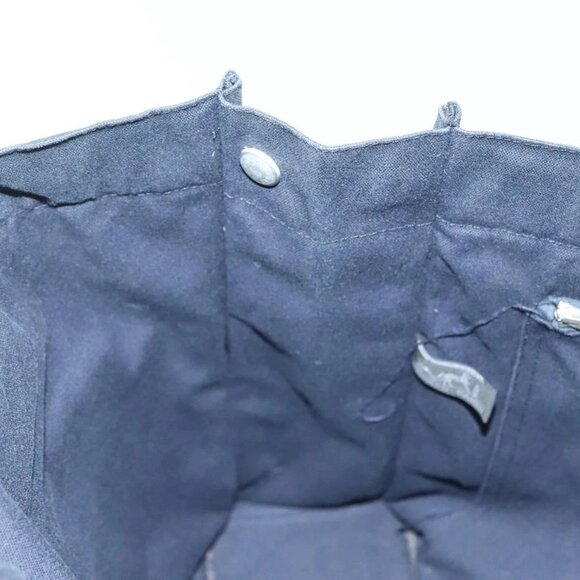 HERMES Fourre Tout MM Hand Bag Canvas Navy Auth 135189 - Picture 12 of 16